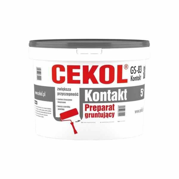 Cekol GS-83 Contact-quartz sand primer (5KG)