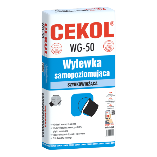 CEKOL WG-50 Self Levelling Compound FAST SET (3-50mm)