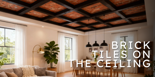 Brick Tiles on the Ceiling: A Bold Interior Design Trend for Modern Irish Homes