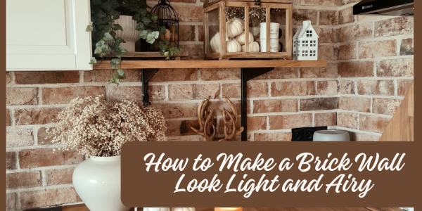 How to Make a Brick Wall Look Light and Airy